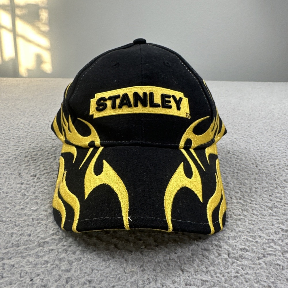 3 Strikes Autographed Stanley Racing Elliott Sadler #19 Hat Flames Nascar OSFA